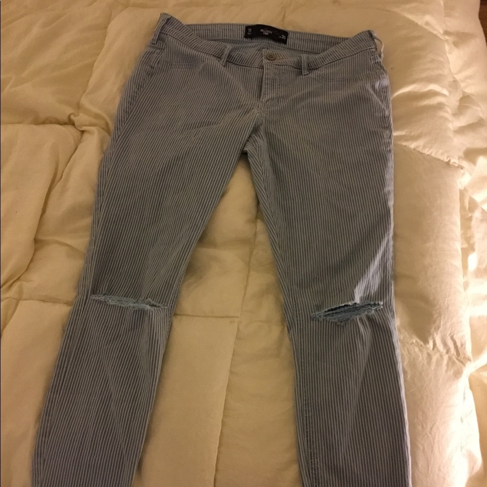 Hollister Pin Striped Jeans
